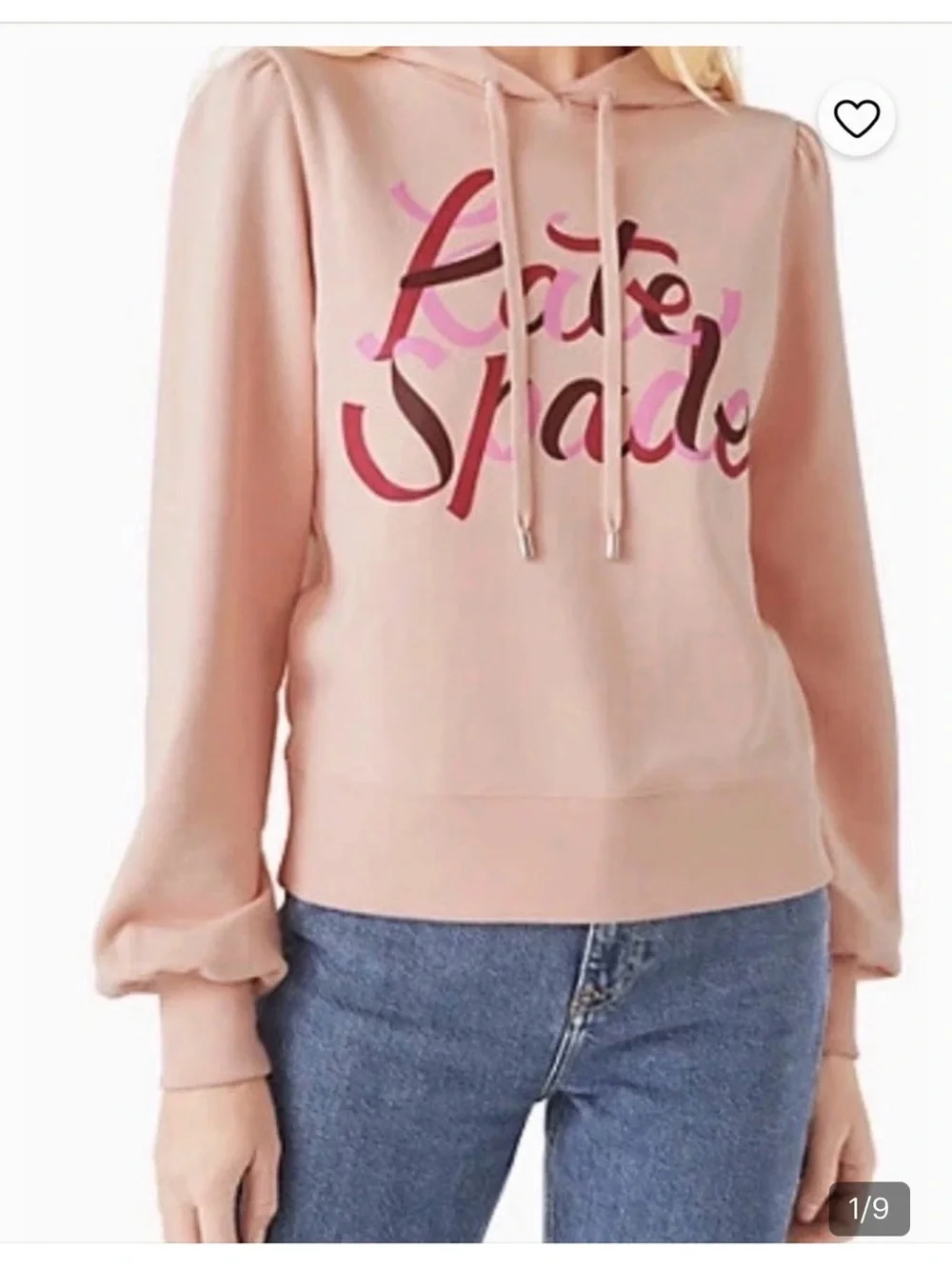 Kare Spade Pink Ruby, Ribbon Hoodie, SZ L